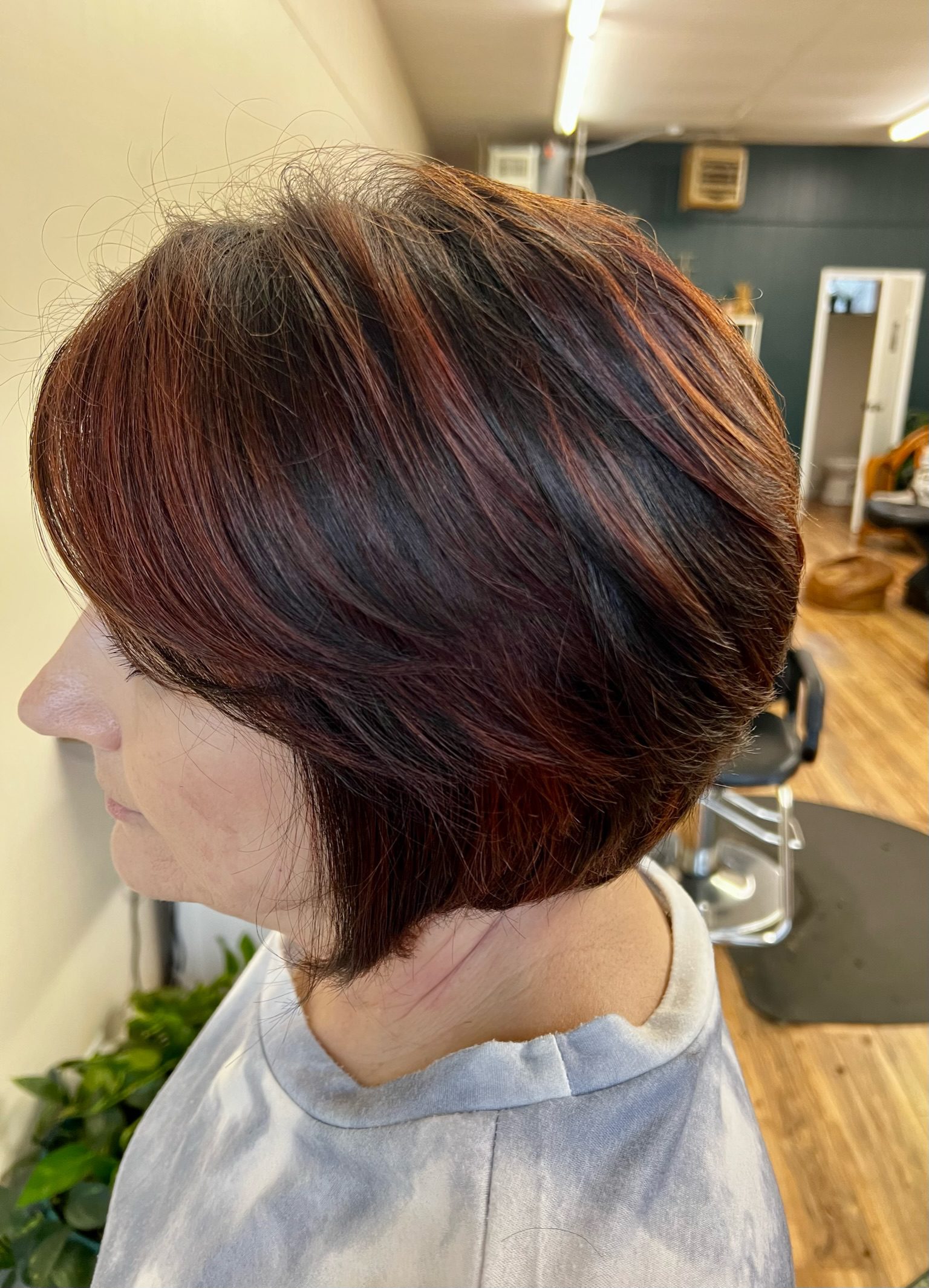 Blowout by Courtney Phelps hair