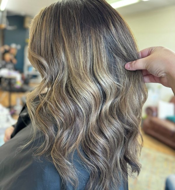 Balayage color by Courtney Phelps Hair